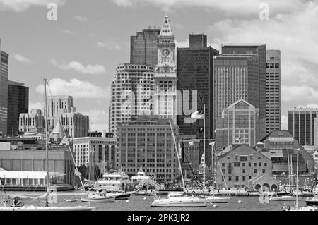 Boston is an easy city to walk around. Stock Photo