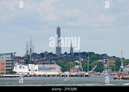 Boston is an easy city to walk around. Stock Photo