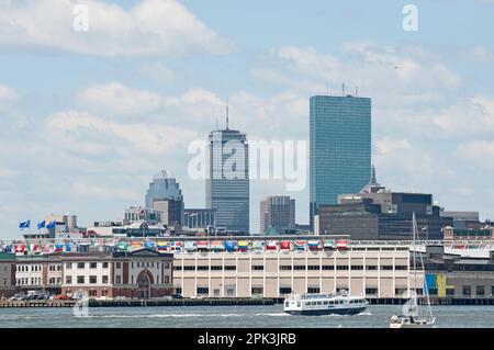 Boston is an easy city to walk around. Stock Photo