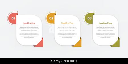 Infographic business steps or process presentation and overview template Stock Vector