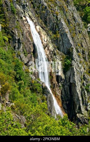 Misarela waterfall in Arouca, Portugal Stock Photo