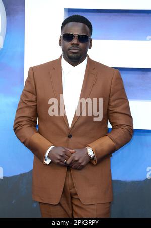 London, UK. 28th July, 2022. Daniel Kaluuya attends the UK premiere of ''NOPE'' at Odeon Luxe Leicester Square in London. (Credit Image: © Fred Duval/SOPA Images via ZUMA Press Wire) EDITORIAL USAGE ONLY! Not for Commercial USAGE! Stock Photo