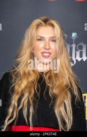 Las Vegas, US, April 4, 2023  Actress Erin Gavin attends Vaja World Premiere Music Video 'People Are People'  at TCL Chinese Theater on April 4, 2023 Stock Photo