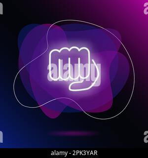 Bro fist neon sign Stock Vector Image & Art - Alamy
