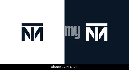 Modern and strong letter TM initials logo design Stock Vector