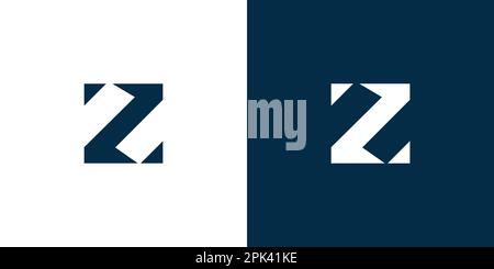 Strong letter Z initial logo design Stock Vector