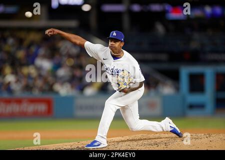 Los Angeles Dodgers Reliever Yency Almonte Editorial Stock Photo - Stock  Image