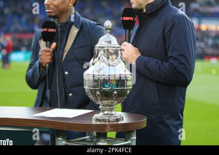 ROTTERDAM, 5-4-2023, Stadium de Kuip, Dutch eredivisie cup, 2022/2023,  Feyenoord - Ajax (cup), KNVB beker (Photo by Pro Shots/Sipa USA) Credit:  Sipa US/Alamy Live News Stock Photo - Alamy