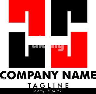 Initial Letter 25 or Number Twenty Five Logo Template Design Stock Vector
