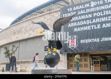 Logo of Besiktas JK, One of Istanbul Football Clubs, in Front of Their  Official Store and Boutique in Beskitas District Editorial Photo - Image of  footbal, europa: 263842256