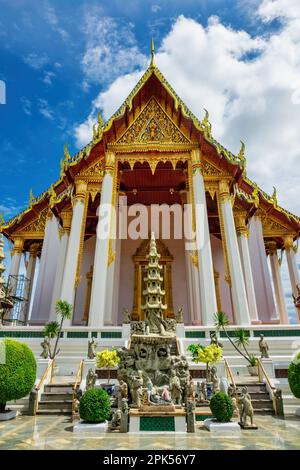 Wat Suthat Thepwararam in Bangkok, Thailand Stock Photo