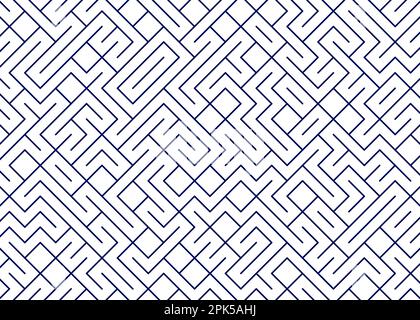 Color rotated lines background generative pattern illustration Stock Vector