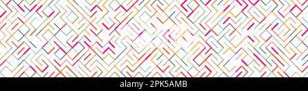 Color rotated lines background generative pattern illustration Stock Vector