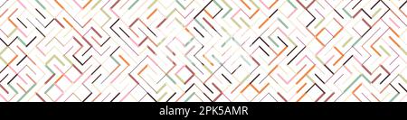 Color rotated lines background generative pattern illustration Stock Vector