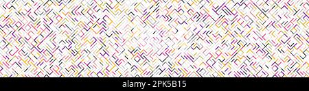 Color rotated lines background generative pattern illustration Stock Vector