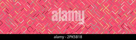 Color rotated lines background generative pattern illustration Stock Vector