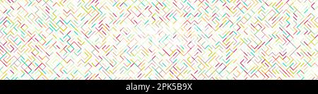 Color rotated lines background generative pattern illustration Stock Vector