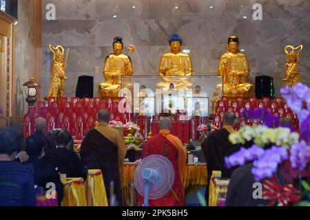 Temple in Hengchun city Stock Photo