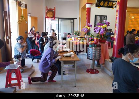 Temple in Hengchun city Stock Photo