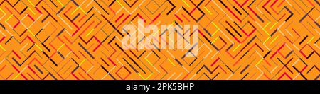 Color rotated lines background generative pattern illustration Stock Vector