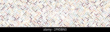 Color rotated lines background generative pattern illustration Stock Vector