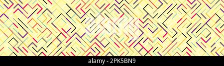 Color rotated lines background generative pattern illustration Stock Vector