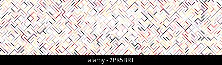 Color rotated lines background generative pattern illustration Stock Vector
