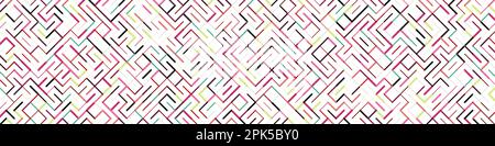 Color rotated lines background generative pattern illustration Stock Vector
