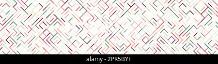 Color rotated lines background generative pattern illustration Stock Vector