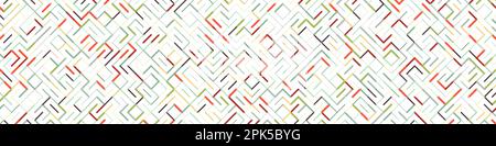 Color rotated lines background generative pattern illustration Stock Vector