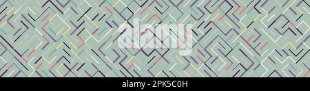 Color rotated lines background generative pattern illustration Stock Vector