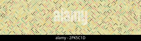 Color rotated lines background generative pattern illustration Stock Vector