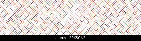 Color rotated lines background generative pattern illustration Stock Vector