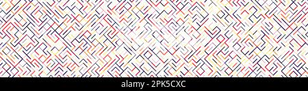 Color rotated lines background generative pattern illustration Stock Vector