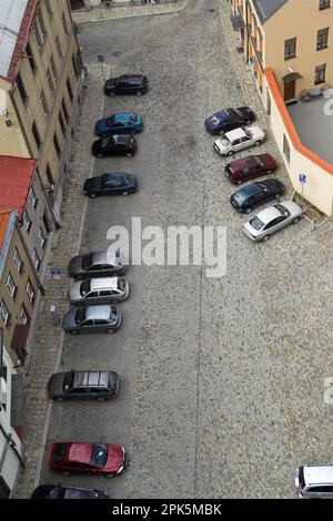 Jihlava, Czechy, Czechia, Tschechien, Top View Of The City; Draufsicht ...