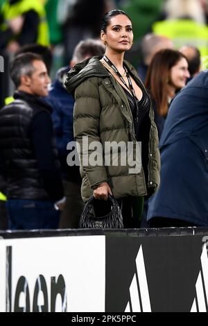 Turin, Italy. 04 April 2023. Danilo Luiz da Silva of Juventus FC looks ...