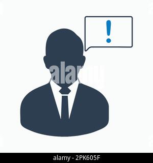 Decision making icon. Flat style vector EPS. Stock Vector