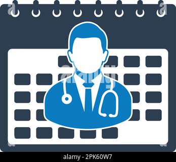 Doctor Appointment Icon . Flat style vector EPS Stock Vector Image ...