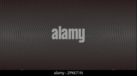 Abstract Vector Background Illustration With Black Wavy Lines. Stock Vector