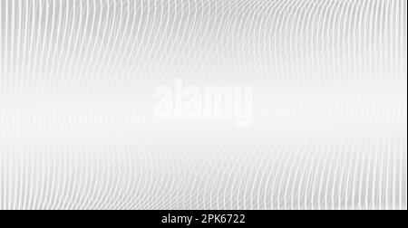Abstract Vector Background Illustration With Gray Wavy Lines. Stock Vector