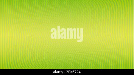 Abstract Vector Background Illustration With Green Wavy Lines. Stock Vector