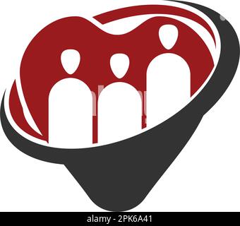 People care logo template. Icon Illustration Brand Identity. Isolated and flat illustration. Vector graphic Stock Vector