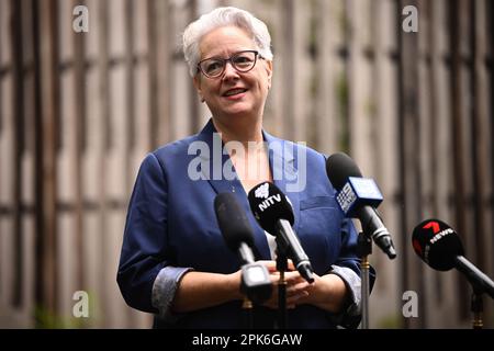 NSW Environment Minister Penny Sharpe speaks during the opening of the ...