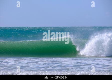 Waves on the beach, Jeffreys Bay near Port Elizabeth, Garden Route, Eastern Cape, South Africa Stock Photo