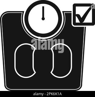 Ideal Weight Icon. Flat style vector EPS. Stock Vector