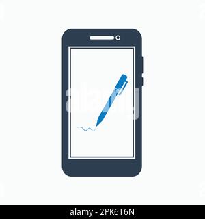 Online learning icon. Flat style vector EPS. Stock Vector