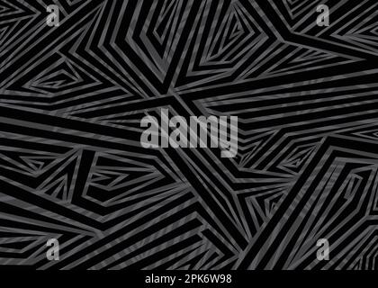 Abstract geometric pattern with lines. Vector illustration background Stock Vector