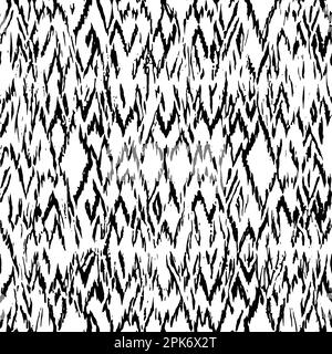 Ikat mood seamless pattern. Vector illustration background Stock Vector