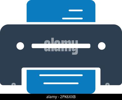 Printer Icon. Flat style vector. Stock Vector