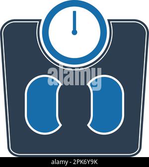 Weight scale icon. Flat style vector EPS. Stock Vector